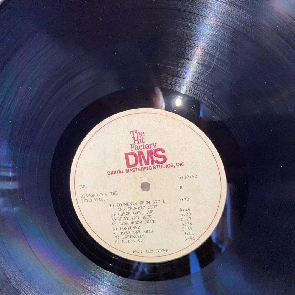 DIAMOND D & THE PSYCHOTIC Neurotics Stunt Blunts & Hip Hop Vinyl Acetate  Used - Picture 10 of 13